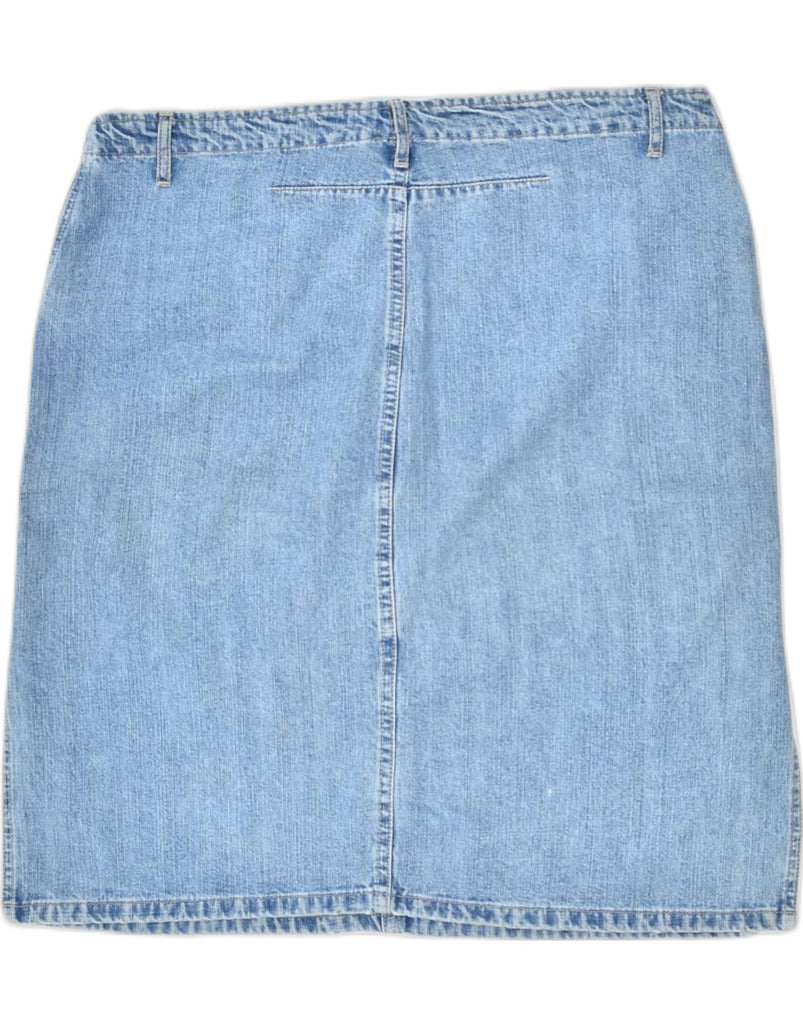 CARRERA Womens Denim Skirt IT 50 XL W34 Blue | Vintage | Thrift | Second-Hand | Used Clothing | Messina Hembry 