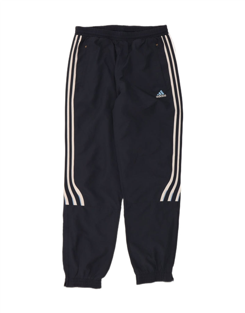 ADIDAS Mens Climalite Tracksuit Trousers Joggers UK 38/40 Medium Navy Blue Vintage Adidas and Second-Hand Adidas from Messina Hembry 