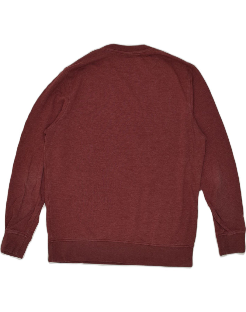 JACK & JONES Mens Sweatshirt Jumper XL Maroon Cotton | Vintage Jack & Jones | Thrift | Second-Hand Jack & Jones | Used Clothing | Messina Hembry 