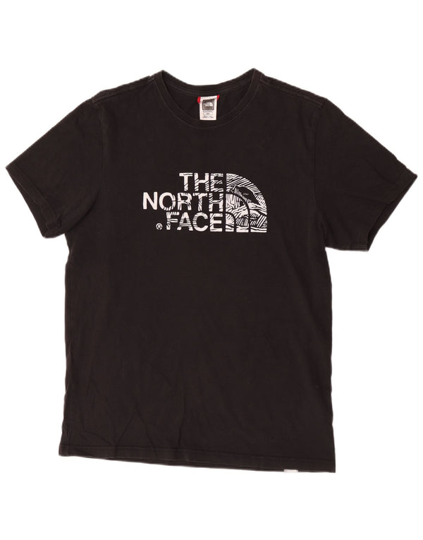 The North Face Mens Graphic T-Shirt Top Medium Black Cotton Sports