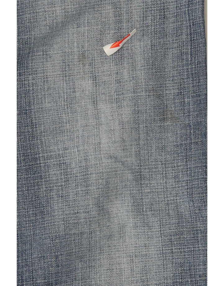 Wrangler Mens Regular Fit Straight Jeans W32 L32 Blue Cotton