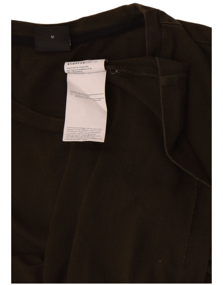 Hugo Boss Mens Top Long Sleeve Medium Khaki Cotton