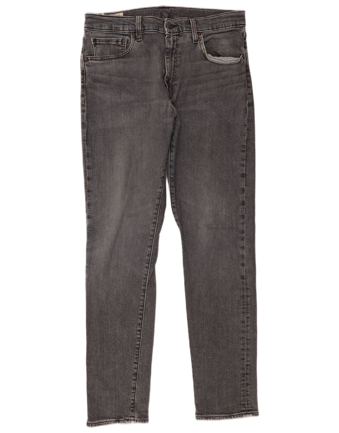 Levi's Mens 512 Slim Tapered Jeans W33 L32 Grey Cotton