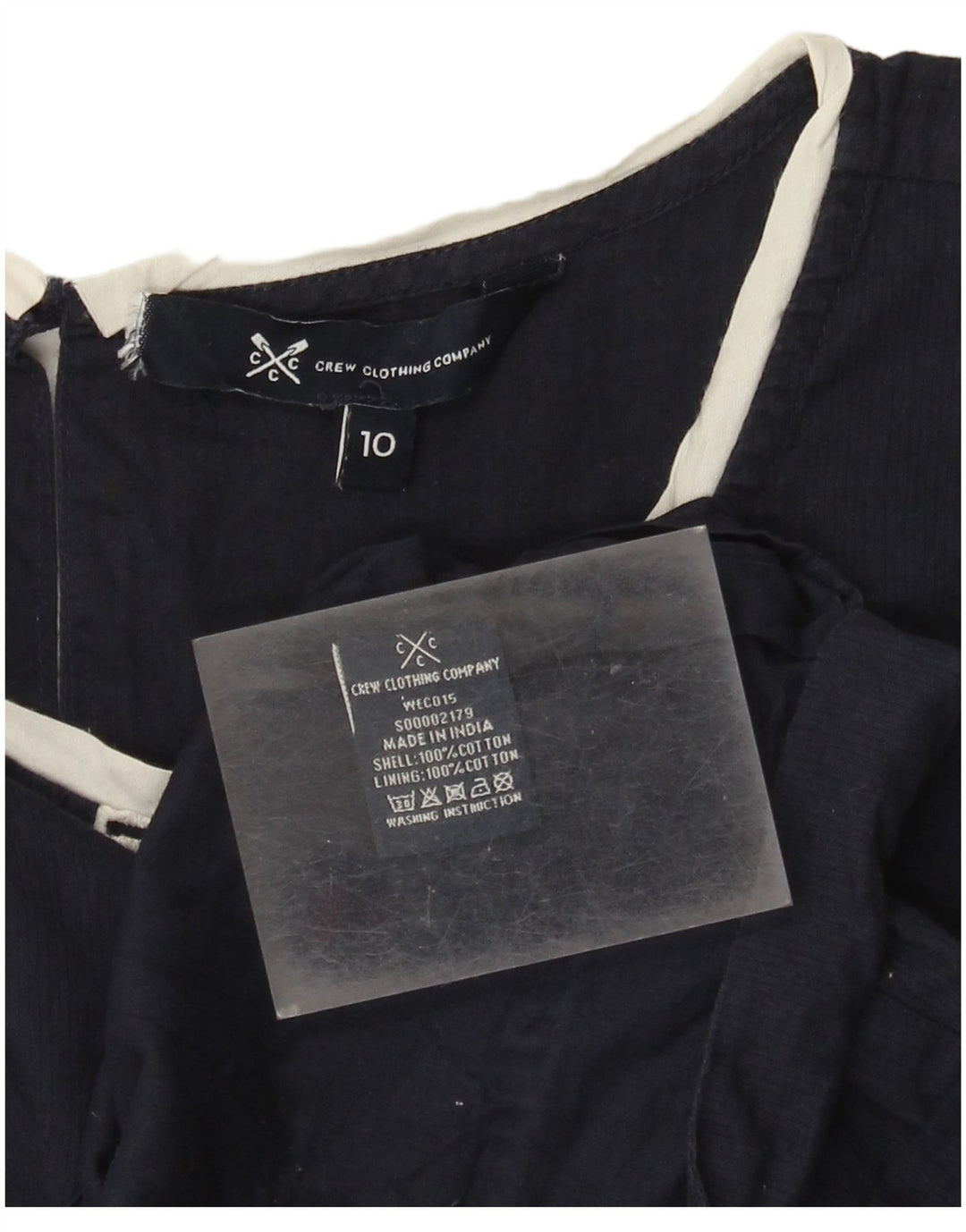 J. Crew Womens Vest Top UK 10 Small  Navy Blue Cotton