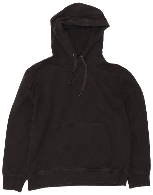 Calvin Klein Jeans Mens Hoodie Jumper XL Black Cotton
