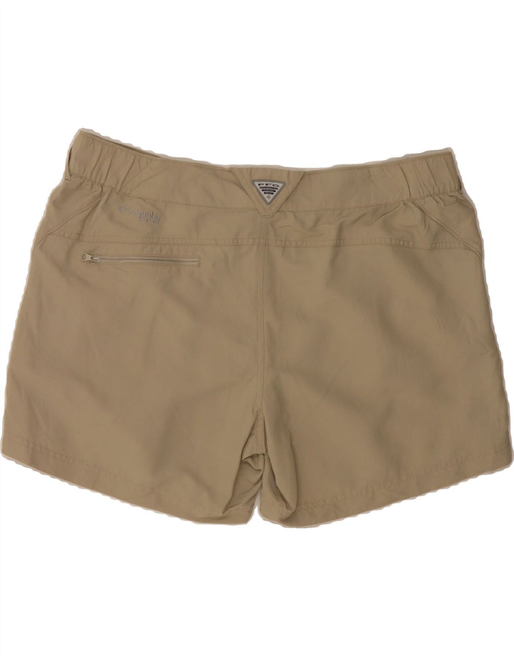 COLUMBIA Womens Chino Shorts XL W38  Beige Nylon Vintage Columbia and Second-Hand Columbia from Messina Hembry 