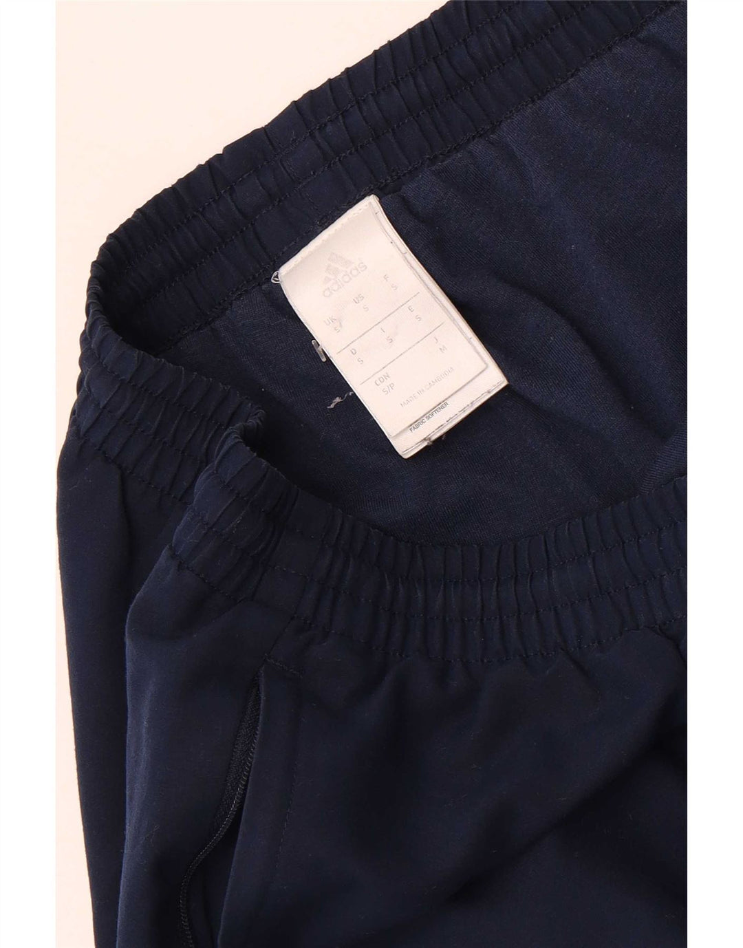 Adidas Mens Tracksuit Trousers Joggers Small Navy Blue Polyester