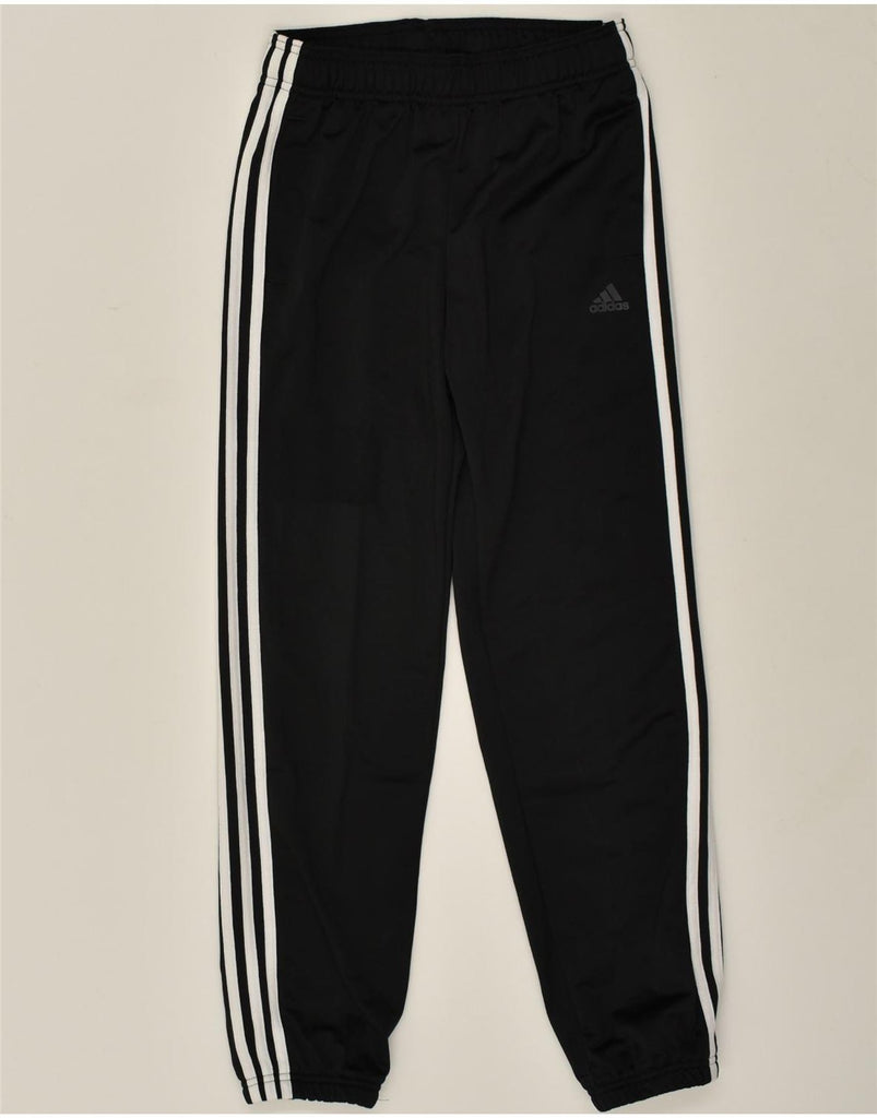 ADIDAS Boys Tracksuit Trousers Joggers 11-12 Years Black Polyester | Vintage Adidas | Thrift | Second-Hand Adidas | Used Clothing | Messina Hembry 