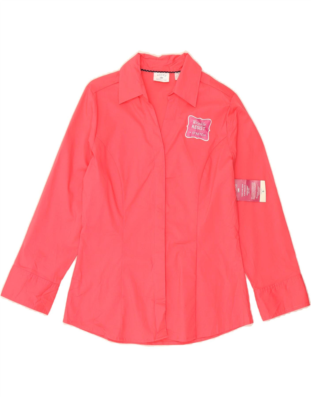 LEE Womens Riders Shirt UK 10 Small Pink Cotton Vintage Lee and Second-Hand Lee from Messina Hembry 
