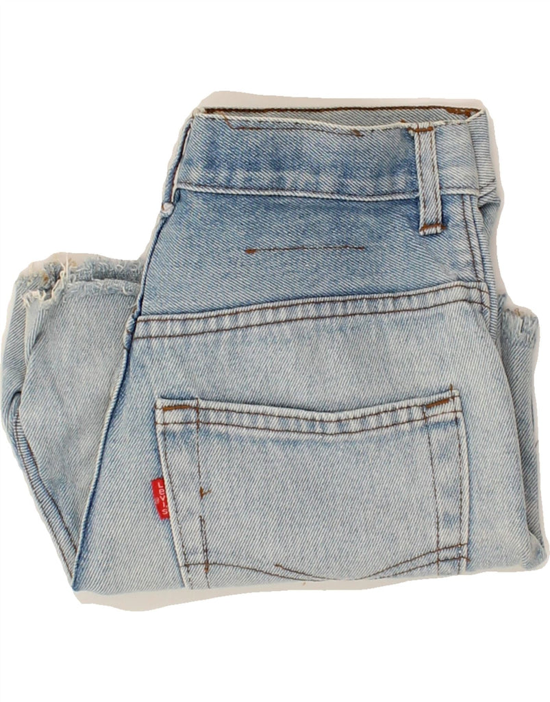 LEVI'S Womens Denim Shorts W28 Small Blue Cotton Vintage Levi's and Second-Hand Levi's from Messina Hembry 