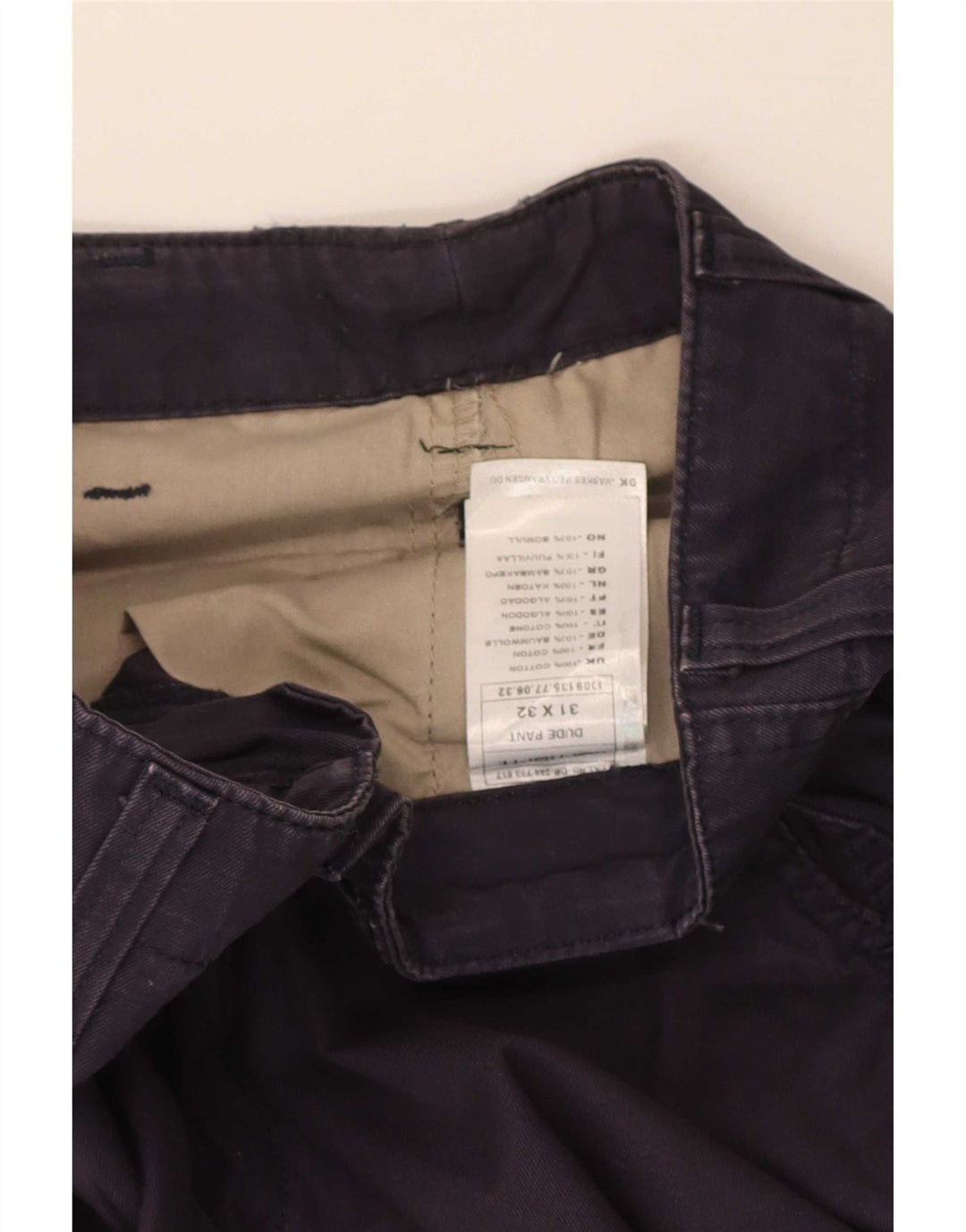 Carhartt Mens Cargo Trousers W31 L32 Black Cotton