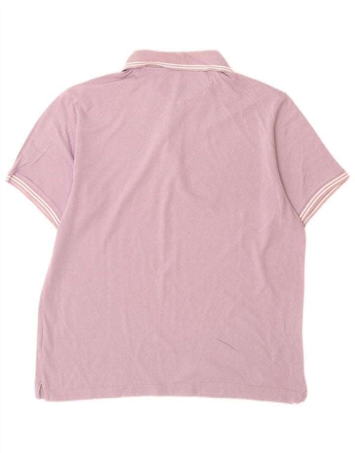 Champion Mens Polo Shirt Medium Purple