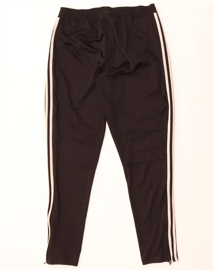 Adidas Mens Tracksuit Trousers Medium  Black Polyester