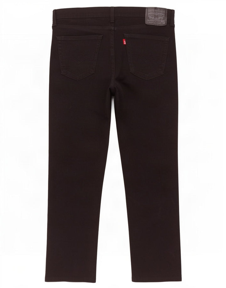 Levi's Mens 511 Slim Jeans W38 L30 Black Cotton