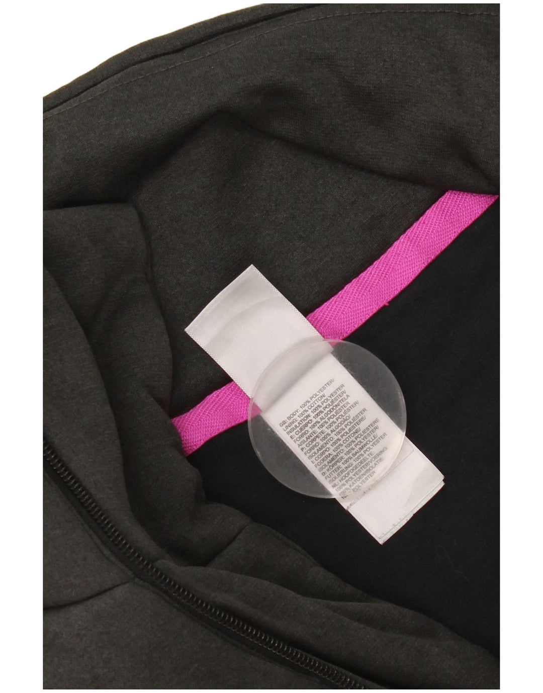 The North Face Womens Padded Gilet UK 16 Large Grey Polyester