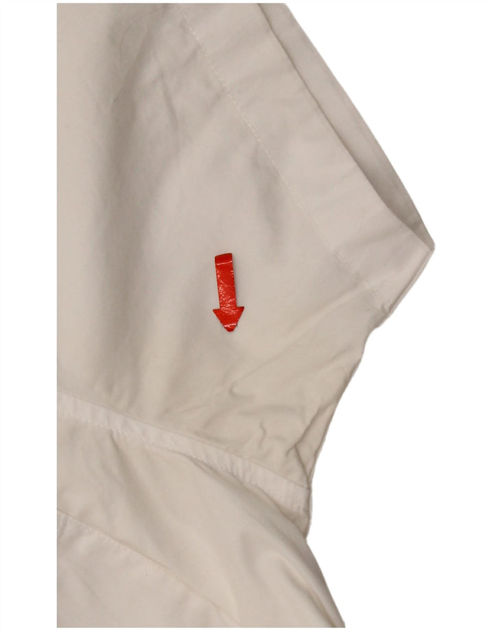 Tommy Hilfiger Mens Short Sleeve Slim Fit Shirt Medium White Cotton