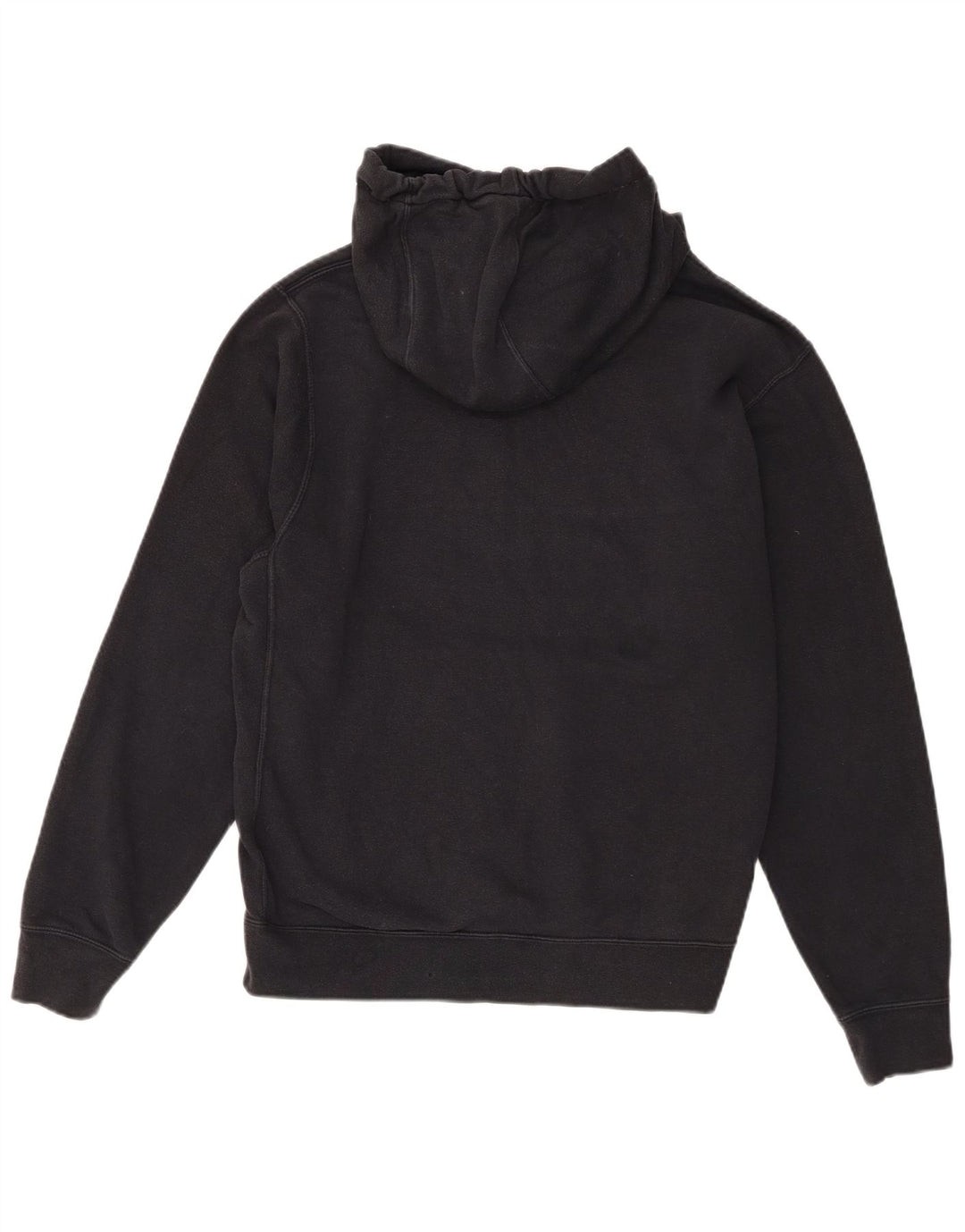 Nike Mens Graphic Hoodie Jumper Medium Black Cotton