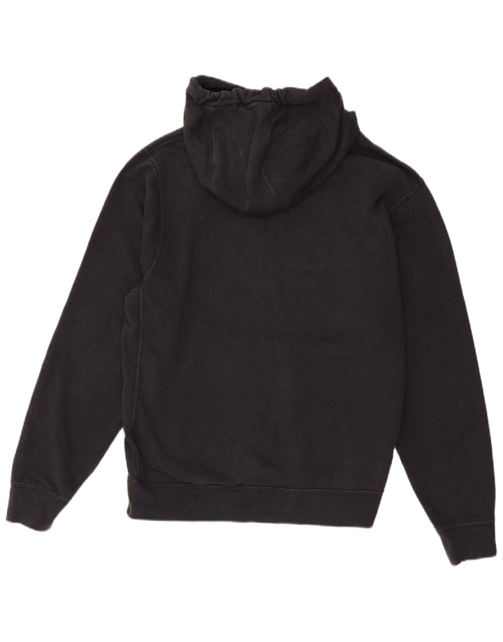 Nike Mens Graphic Hoodie Jumper Medium Black Cotton