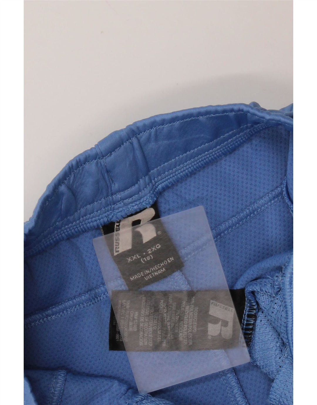 RUSSELL ATHLETIC Boys Dri-Power Tracksuit Trousers 15-16 Years 2XL Blue