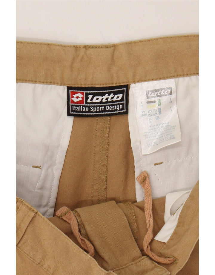 LOTTO Mens Cargo Shorts UK 38/40 Medium W34 Beige Cotton Vintage Lotto and Second-Hand Lotto from Messina Hembry 