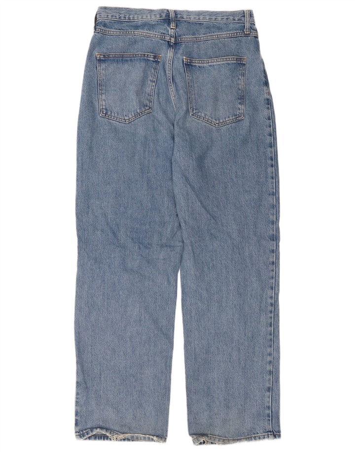 Topshop Womens Straight Jeans W30 L32 Blue Polyester