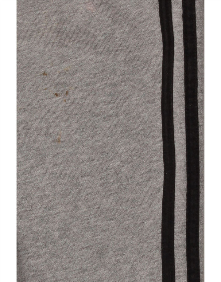 Adidas Mens Graphic Tracksuit Trousers Joggers Medium  Grey Cotton
