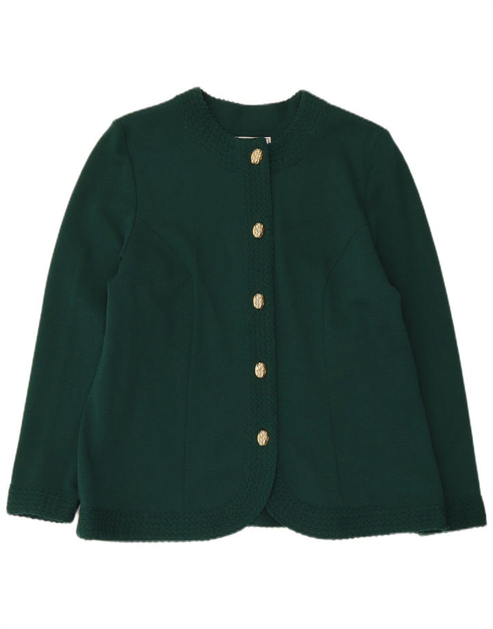 Domina Womens Cardigan Sweater IT 52 2XL Green Wool