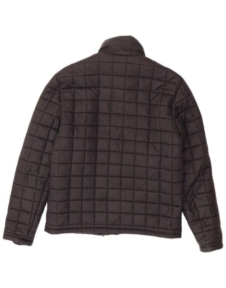 Superdry Mens Padded Jacket UK 40 Large Black Nylon