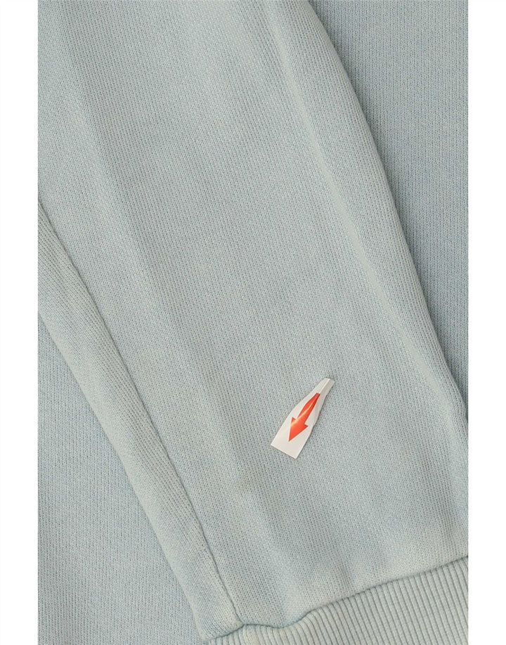 Reebok Womens Sweatshirt Jumper UK 14 Medium Blue Cotton