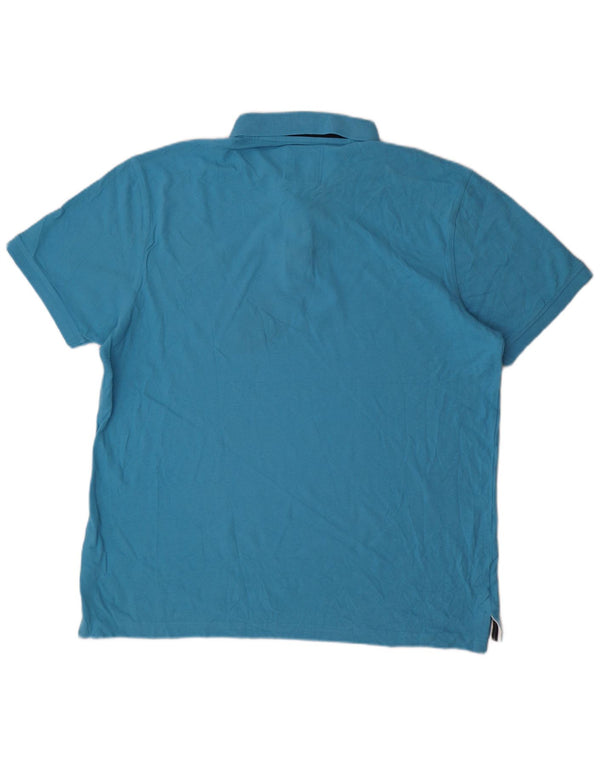 Crew Clothing Mens Polo Shirt XL Blue Cotton
