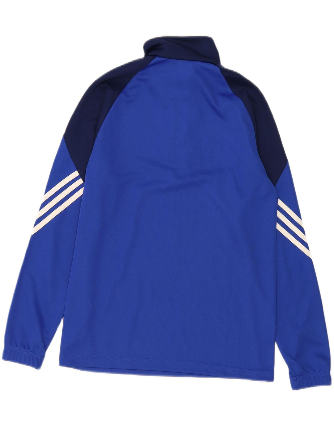 Adidas Boys Climalite Pullover Tracksuit Top 13-14 Years XL Blue
