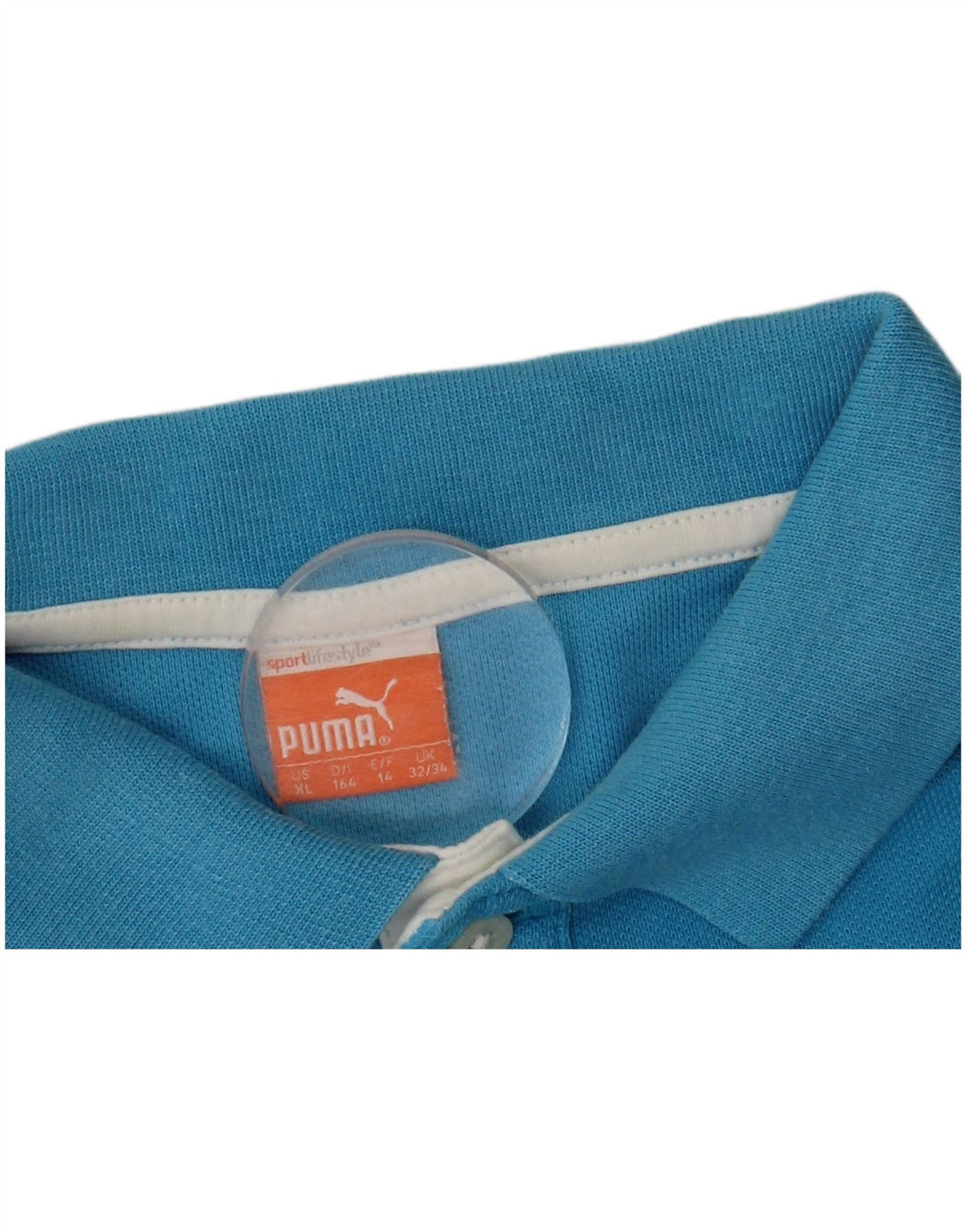 PUMA Boys Polo Shirt 13-14 Years Blue