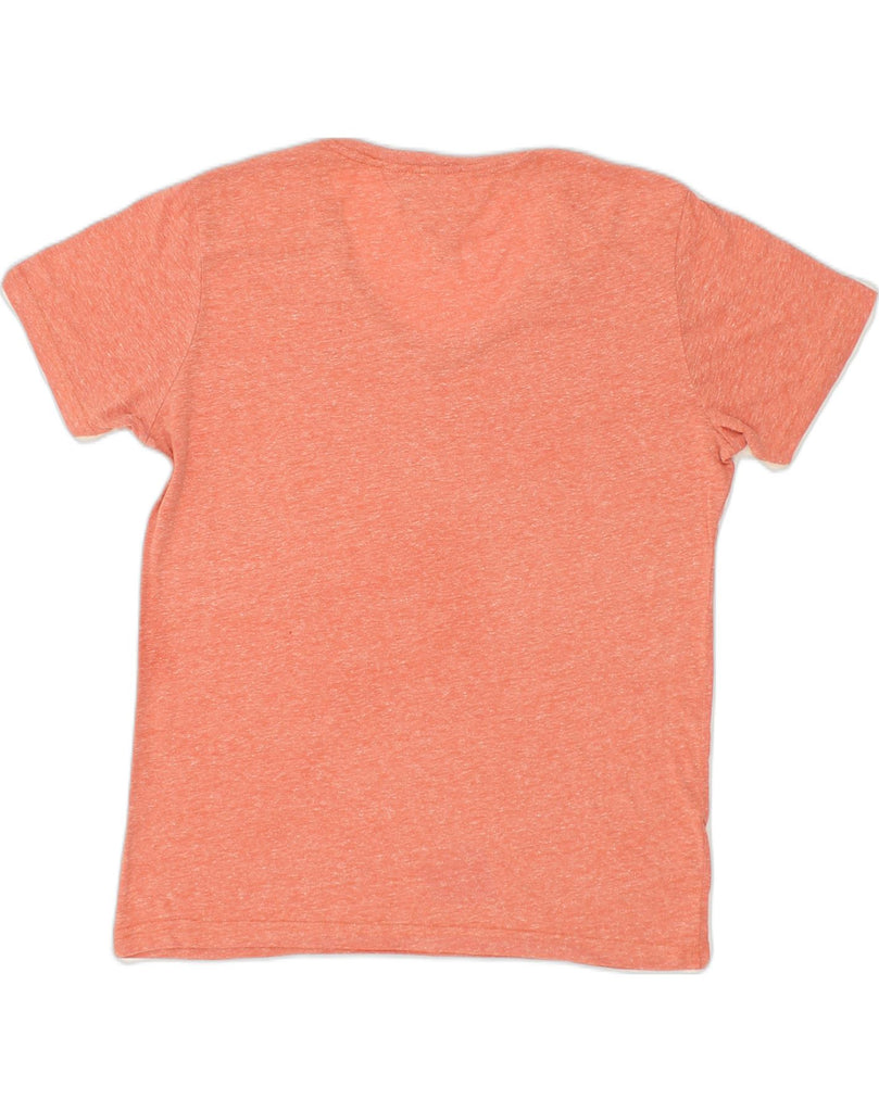 TOMMY HILFIGER Mens T-Shirt Top Medium Orange Flecked Cotton | Vintage Tommy Hilfiger | Thrift | Second-Hand Tommy Hilfiger | Used Clothing | Messina Hembry 