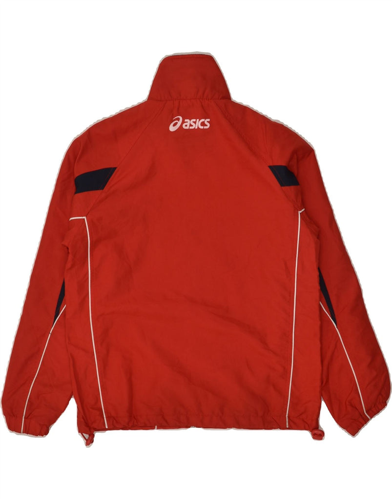 ASICS Boys Tracksuit Top Jacket 11-12 Years Red Polyester | Vintage Asics | Thrift | Second-Hand Asics | Used Clothing | Messina Hembry 