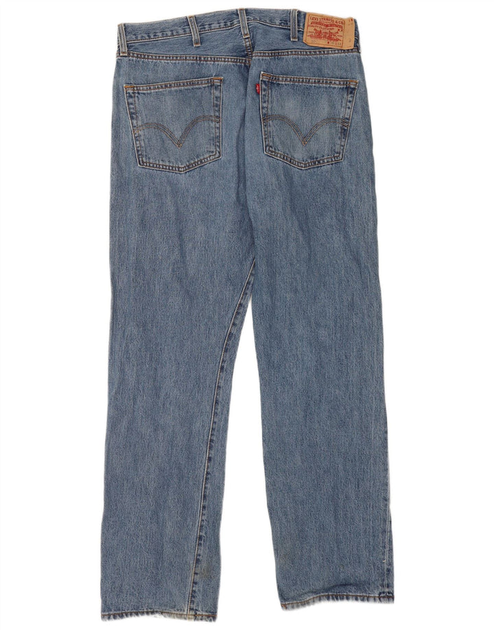 Levi's Mens 501 Straight Jeans W38 L34 Blue Cotton Classic