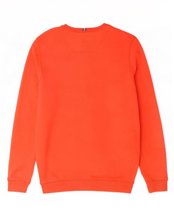 Joules Mens Sweatshirt Jumper Small Orange Cotton