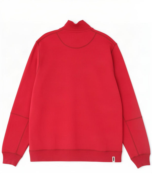 Puma Mens Tracksuit Top Jacket 2XL Red Cotton