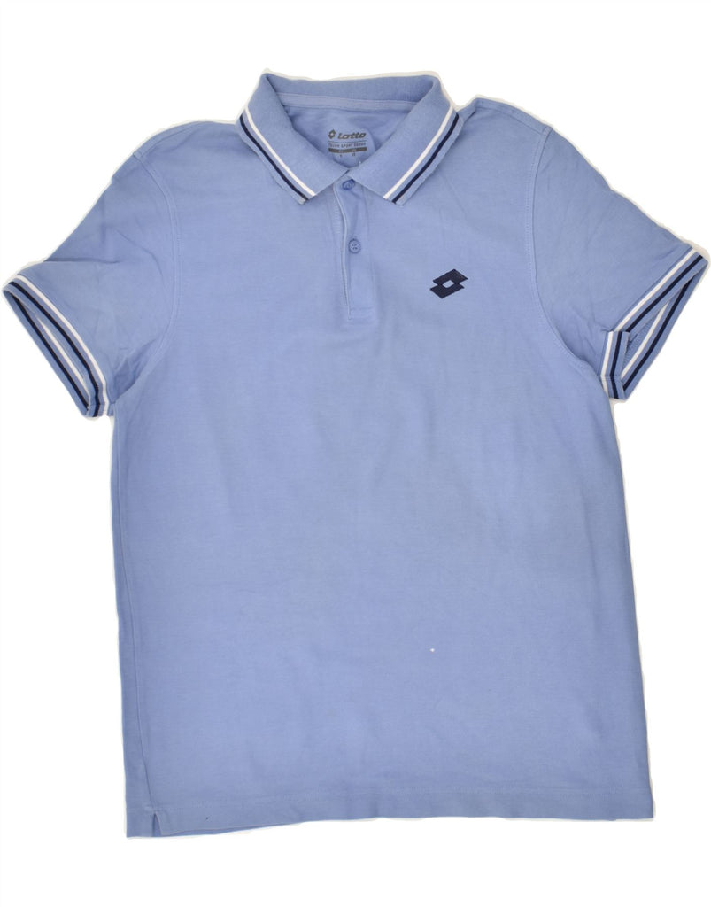 LOTTO Mens Polo Shirt Small Blue | Vintage Lotto | Thrift | Second-Hand Lotto | Used Clothing | Messina Hembry 