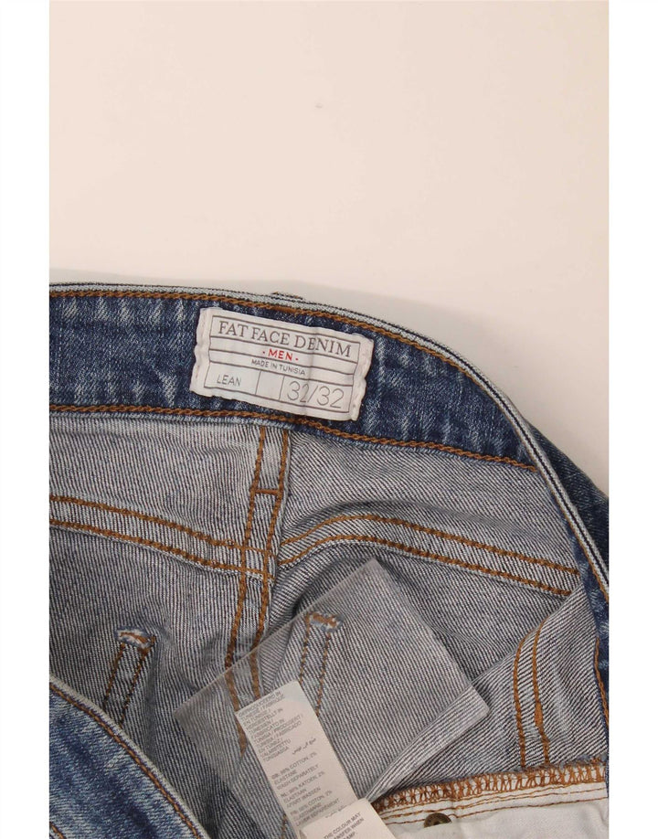 Fat Face Womens Slim Jeans W32 L32 Blue Cotton