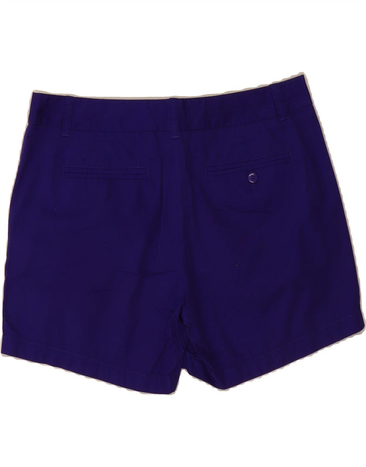 J. CREW Womens Broken In Chino Shorts US 8 Medium W32 Purple Cotton Vintage J. Crew and Second-Hand J. Crew from Messina Hembry 