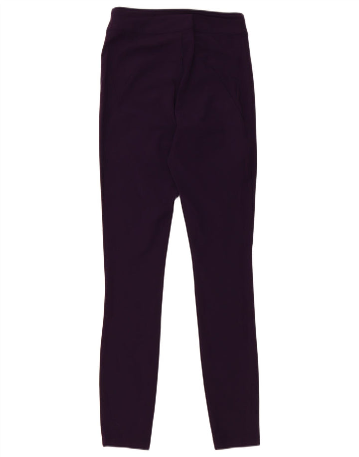 Nike Womens Dri Fit Leggings UK 6 XS  Purple Nylon