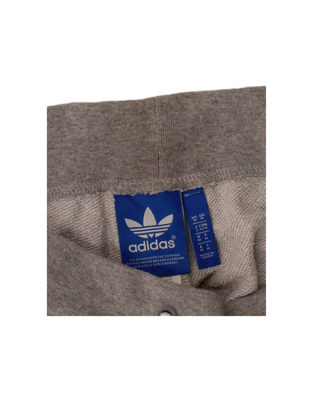 ADIDAS Mens Sport Shorts Medium  Grey Colourblock Cotton