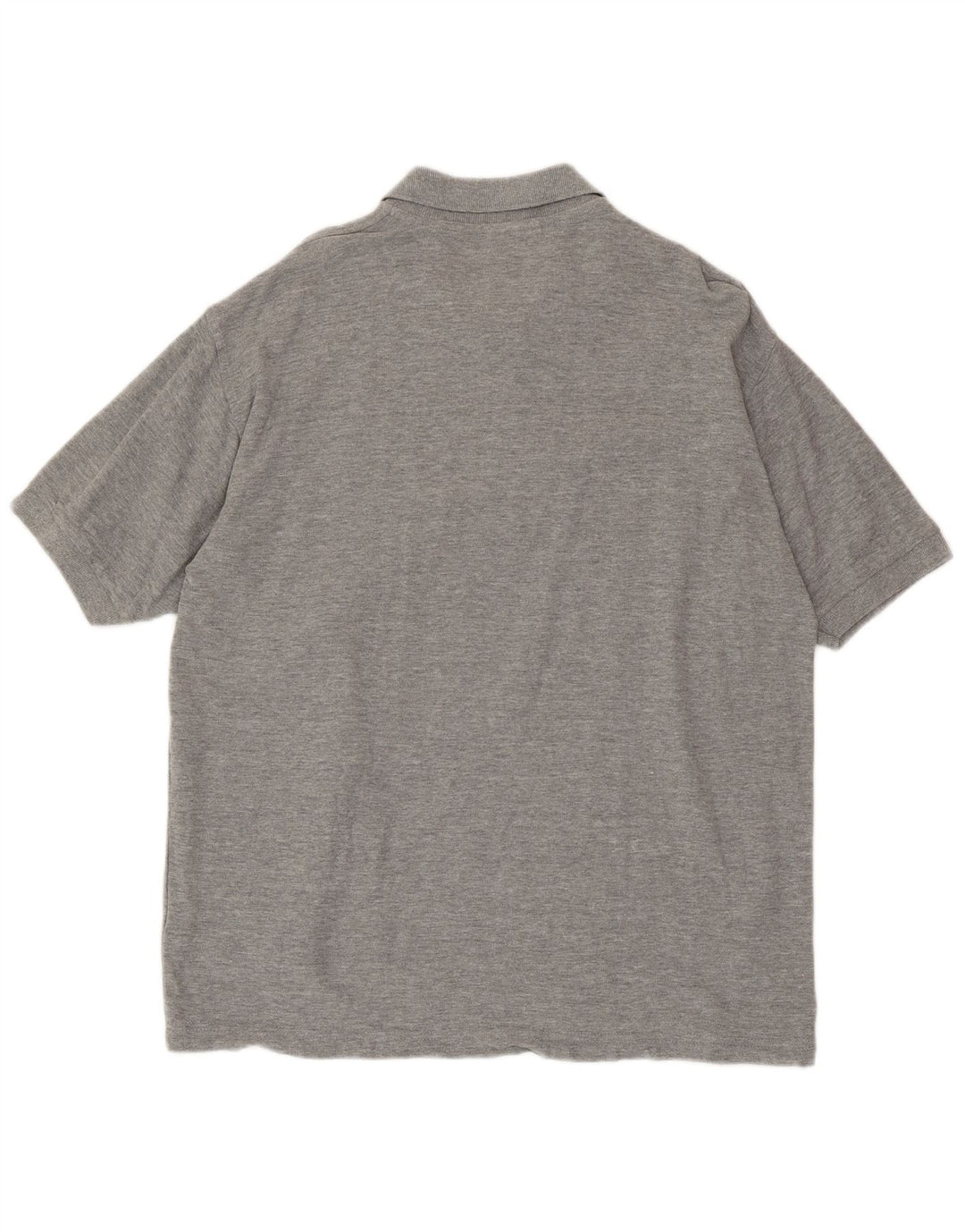 ASICS Mens Polo Shirt Large Grey Flecked Cotton