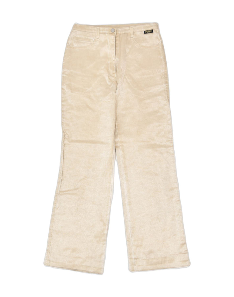 GIANFRANCO FERRE Girls Straight Casual Trousers 14-15 Years W24 L25 Beige | Vintage | Thrift | Second-Hand | Used Clothing | Messina Hembry 