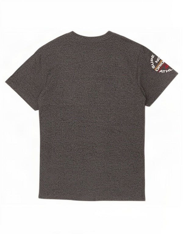 Superdry Mens Graphic T-Shirt Top Large Grey Colourblock