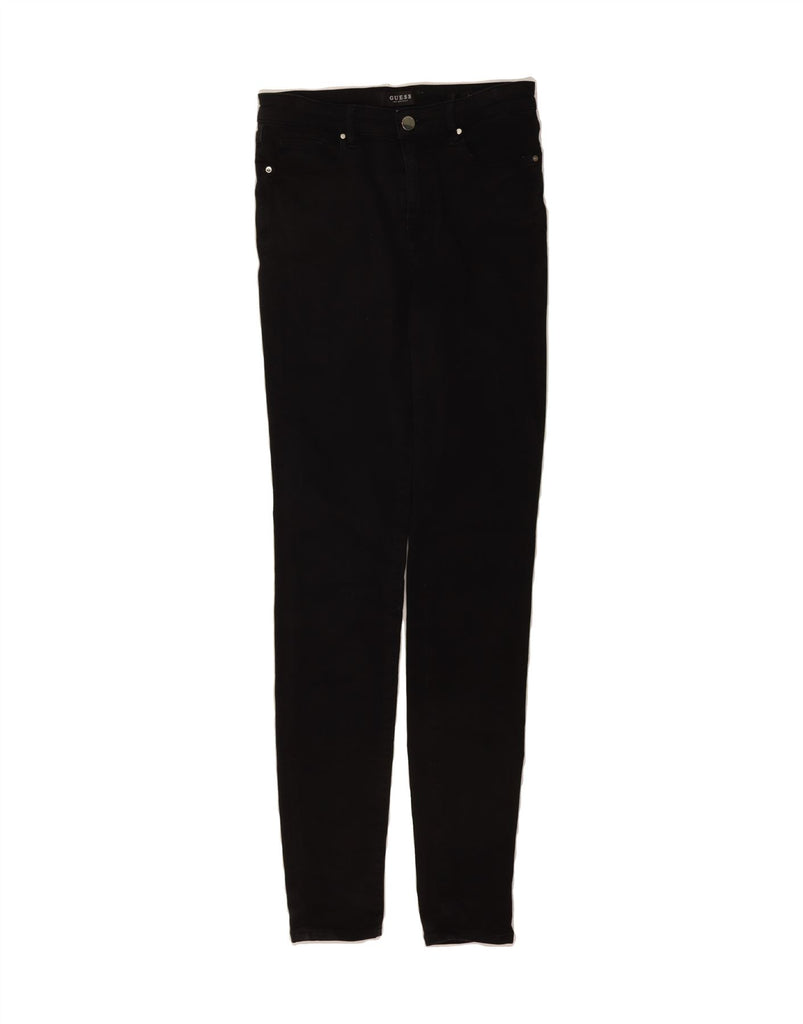 GUESS Womens Skinny Jeans W27 L32 Black Cotton Vintage Guess and Second-Hand Guess from Messina Hembry 