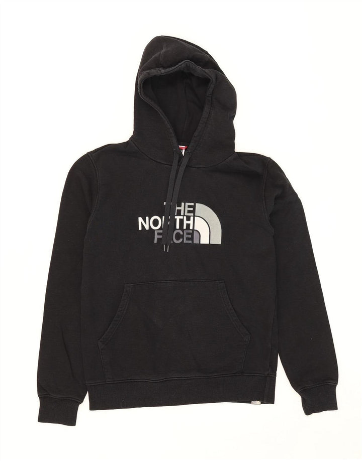 The North Face Mens Graphic Hoodie Jumper Medium Black Cotton