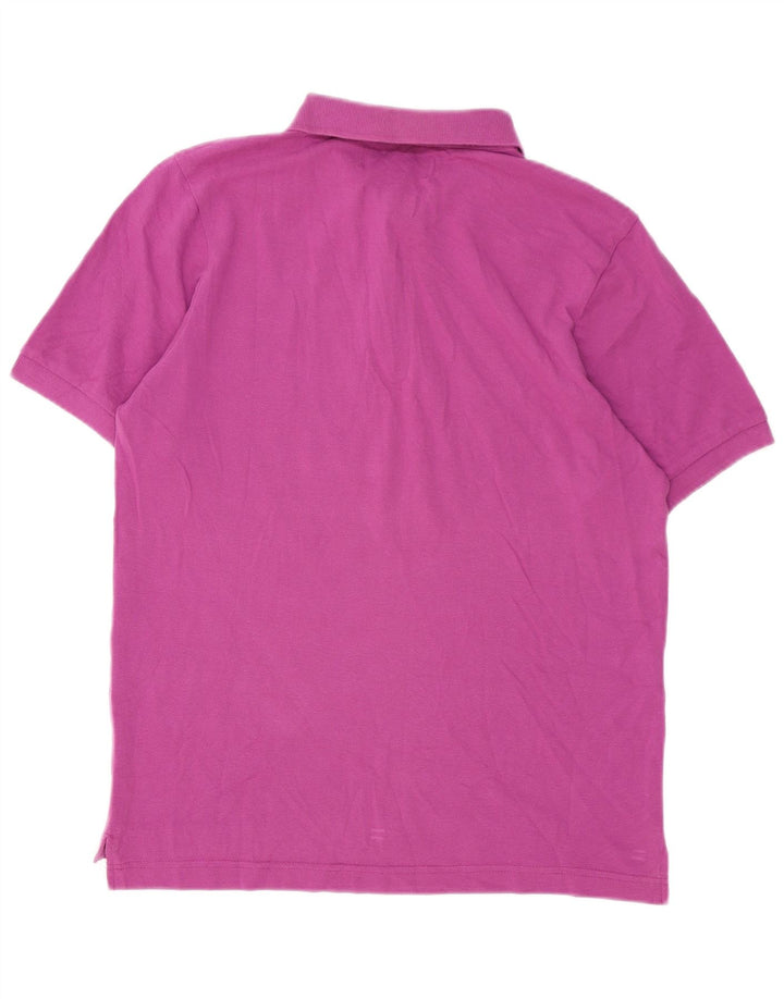 Kappa Mens Polo Shirt Small Purple Cotton