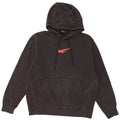 Nike Mens Graphic Hoodie Jumper Medium Black Cotton