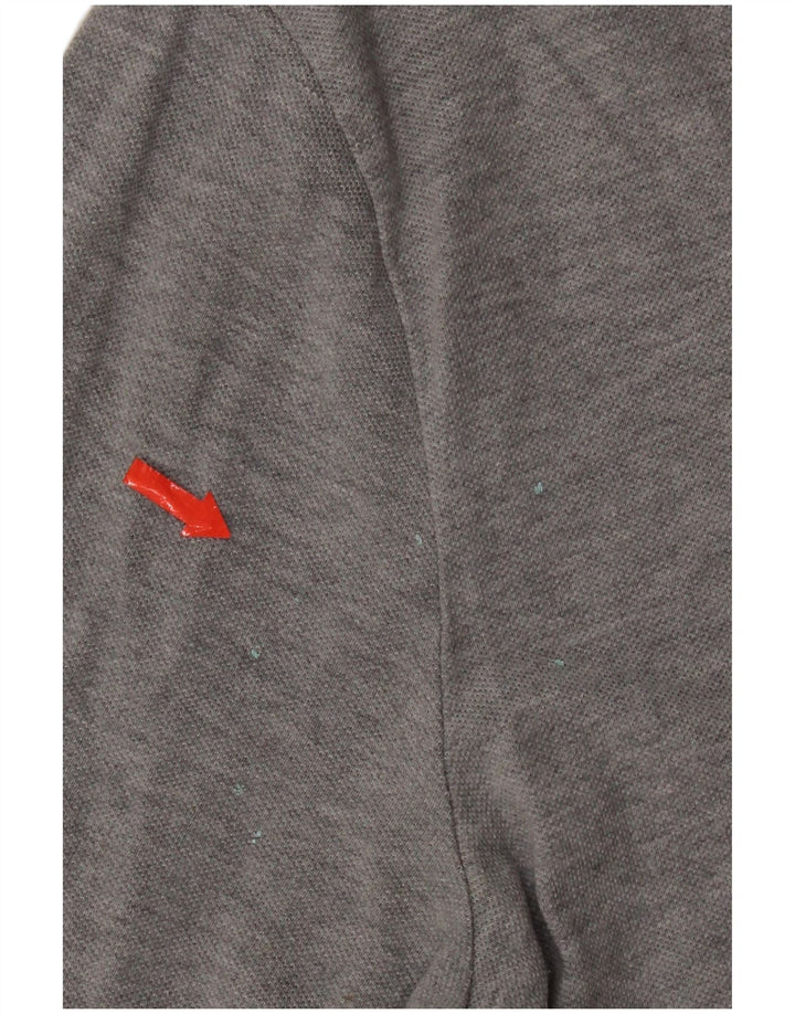 Nike Mens Polo Shirt XL Grey Flecked Cotton